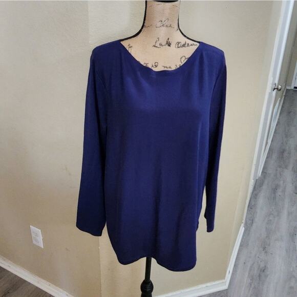 Chico's super soft long sleeve sweatshirt tunic size XL - Picture 1 of 5